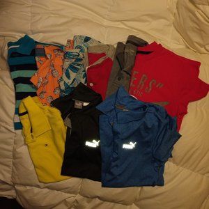Boys short sleeve shirts 12-14 - 9 shirts